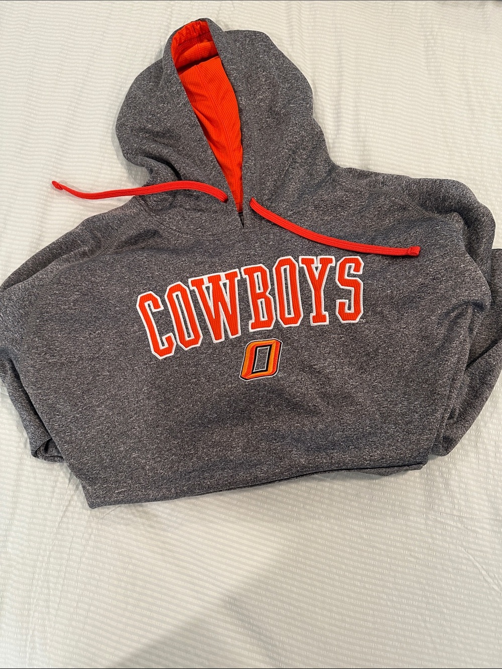 Knights Apparel Gray & Orange Cowboys Hoodie